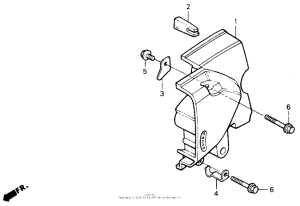 CB125T Left rear cover