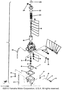 XT125J Карбюратор