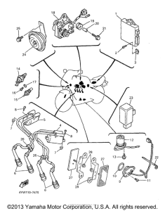 YZF1000RJC Электрика