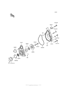 KLE650 Водяной насос