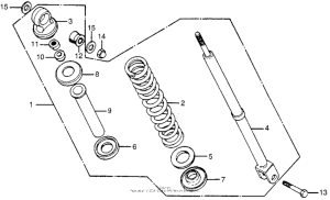 NC50 Задние амортизаторы