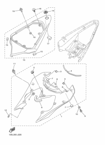 YZF-R6 Боковая крышка