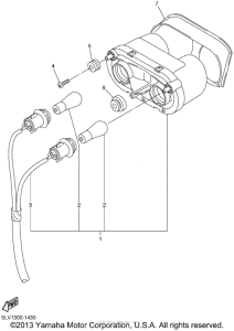 FZS1000NC Фонарь
