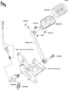  Педаль тормоза