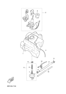YQ50 Топливный бак