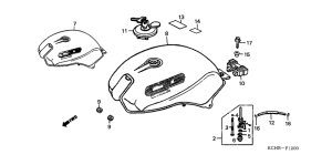 CG125 Fuel tank / fuel cock