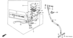 CN250 Fr. brake master cylinder