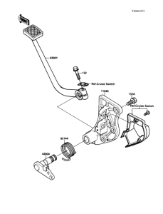 ZG1200 Педаль тормоза