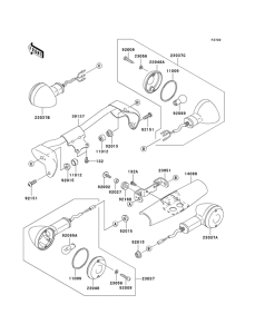 VN1500 Поворотники