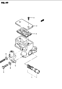 GS1100 Передний тормозной цилиндр