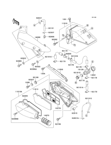 VN250 Воздушный фильтр