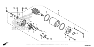 NC700J (DCT) Стартер