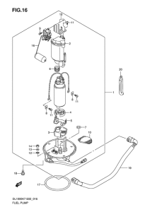 DL1000 Топливный насос