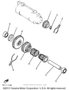 XV920RJ Муфта стартера