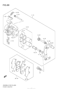 AN400 (ABS) Передние тормоза