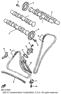XVZ13DB Цепь механизма газораспределения