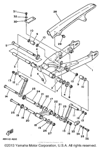 RZ350NCII Бугель