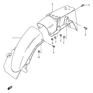 RG50 Заднее крыло