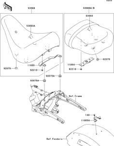 VN1700 Сиденье