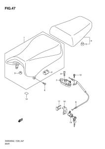 SV650 (ABS) Пружина