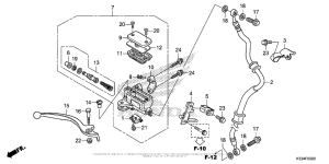 CBR300R Front Brake Master Cylinder (Standard)