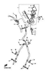 FJR1300 Передний тормозной цилиндр