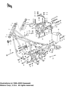 KZ1000 Frame / frame fittings
