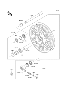 ZG1200 Переднее колесо