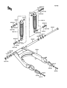  Swingarm / shock absorber