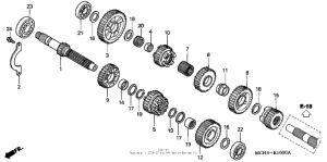 VTX1800F3 Трансмиссия