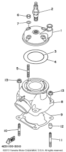 YZ80L Цилиндры