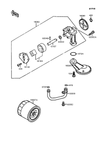 EN400 Масляный насос и фильтр