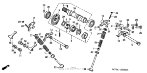 XR650L Распределительный вал