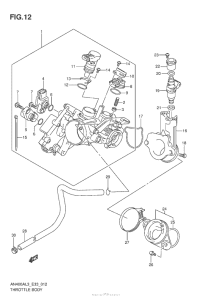 AN400 (ABS) Throttle Body (An400Al3 E33)