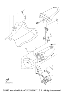 YZF-R1M Сиденье