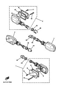 TW200E Проблесковый световой сигнал