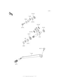 EJ800 Механизм переключения передач