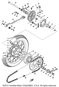 DT1MX Переднее колесо