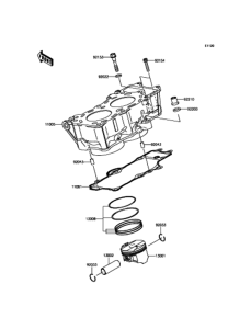 EX400 シリンダ / ピストン