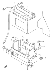 DR650 Аккумулятор