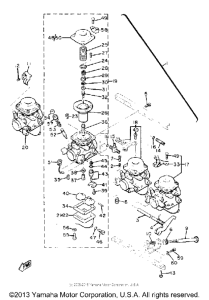 XJ550RH Карбюратор