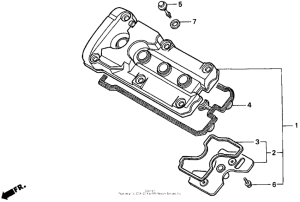  Крышка головки цилиндров