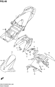 GSX-R1000 Заднее крыло