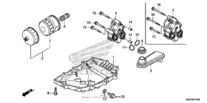 NC700X Oil pan + oil pump
