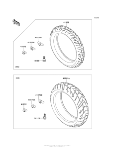 KLZ1000 Покрышки