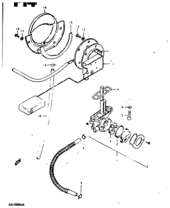 GS1000 Топливный кран
