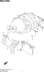VZR1800BZ Rear Fender Brace