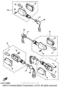 TW200GC Поворотники