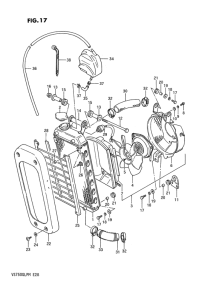 VS750 Радиатор