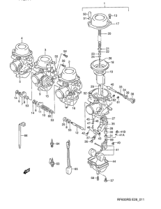 RF600 Carburetor assy